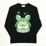 WEIRDO FINK – L/S T-SHIRTS / BLACK × GREENの商品画像