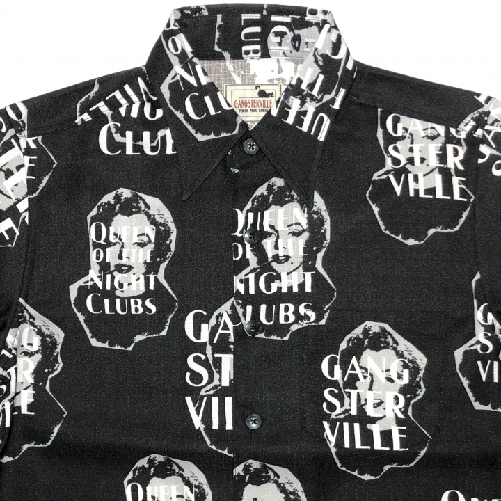 QUEEN OF THE NIGHT CLUBS – S/S SHIRTS / BLACK | セレクトショップ