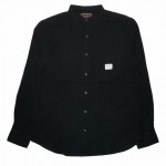 DEAL WITH THE DEVIL – L/S STAND COLLAR SHIRTS /BLACKの商品画像