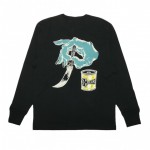 PAINT CAN – L/S HENRY T-SHIRTS / BLACKの商品画像