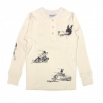 LONE WOLF – L/S HENRY T-SHIRTS / WHITEの商品画像