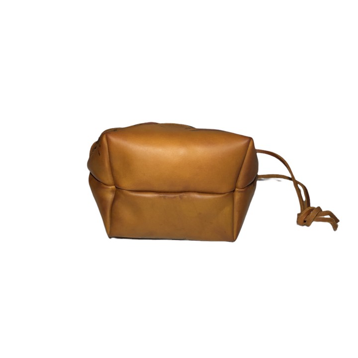 LEATHER PURSE BAG “GLAD POSTALS” / BROWNの商品画像5