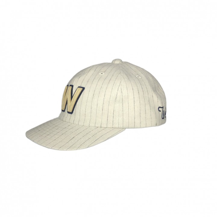 W – BASEBALL CAP / IVORY × NAVYの商品画像2