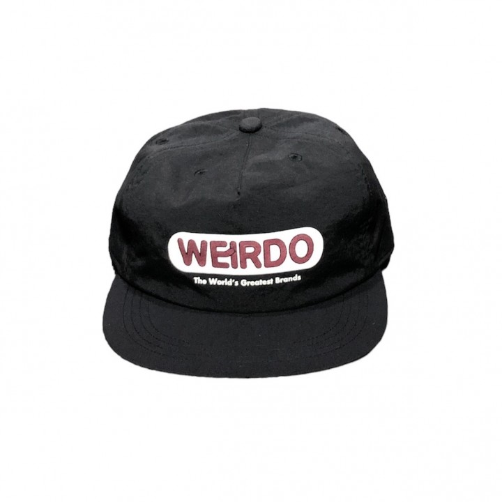 PORN WEIRDO – NYLON CAP / BLACKの商品画像１