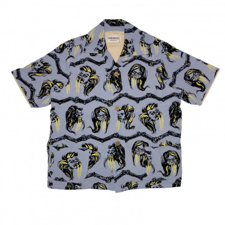 VOODOO HEAD – S/S BEACH SHIRTS / PURPLE | セレクトショップ Luck