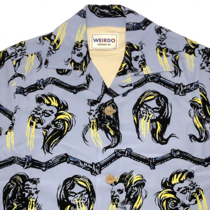 VOODOO HEAD – S/S BEACH SHIRTS / PURPLE | セレクトショップ Luck