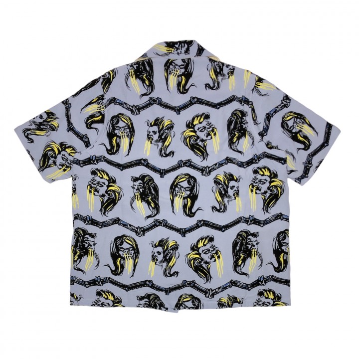 VOODOO HEAD – S/S BEACH SHIRTS / PURPLE | セレクトショップ Luck ...