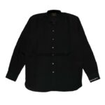 DINNER – STAND COLLAR SHIRTS / BLACKの商品画像