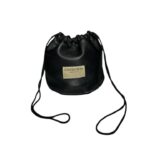 DARK NOIR – LEATHER EFFECT BAG / BLACKの商品画像