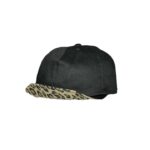 LEOPARD SHORT BRIM CAP by BRIDGE CAP / BLACKの商品画像