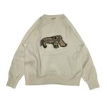 AKOM – SWEAT / WHITE / VINTAGE FINISH FELT PATCHの商品画像