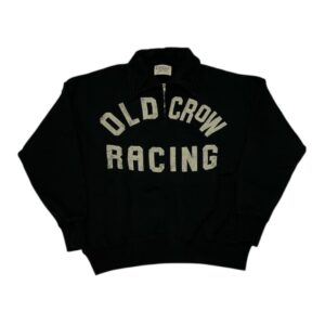 OLD CROW RACING – HALF ZIP SWEAT / BLACKの商品画像
