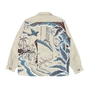 TROPICAL – L/S BACK PANEL SHIRTS / BEIGEの商品画像