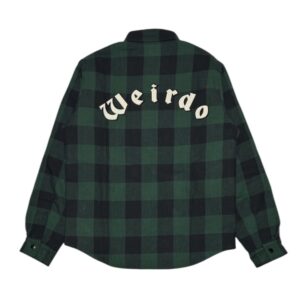 Weirdo – L/S QUILTING CHECK SHIRTS / GREENの商品画像