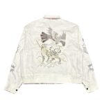 GLAD RAW – SUVENIR JACKET / IVORY×PINKの商品画像